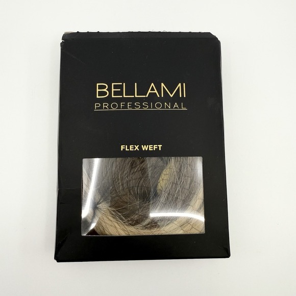 Bellami Professional Flex Weft Extensions 20" Cool Mochachino Brown/White Blonde - Picture 1 of 4